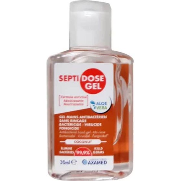 Septidose Gel HidroalcohóLico Aloe Vera Coco 30Ml-image