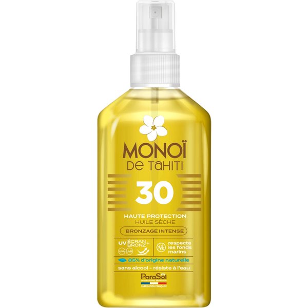 Parasol Monoï De Tahiti Aceite Seco SPF30 125Ml-image
