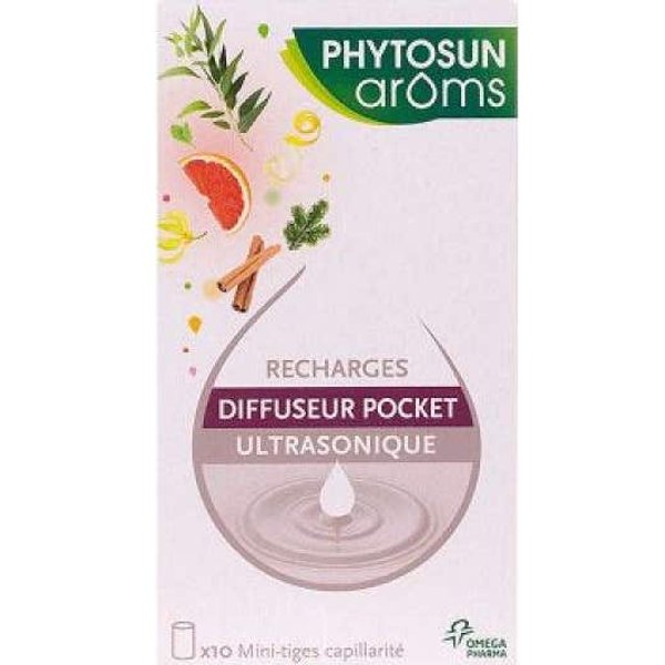 Phytosun Aroms Recarga El Difusor UltrasóNico De Bolsillo 10 Mini-Sticks-image