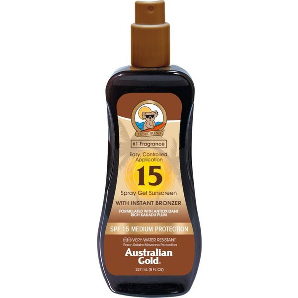 Australian Gold Instant Bronzer Spray Gel SPF15 237Ml-image