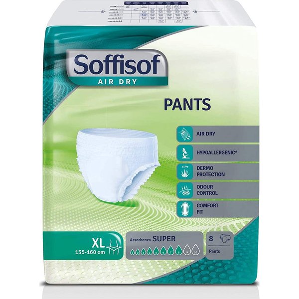 Soffisof Air Dry Pants Super PañAl Braga Talla XL 8 Uds-image