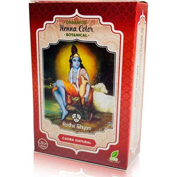 Radhe Shyam Henna Color Botanical Caoba Natural 100G-image