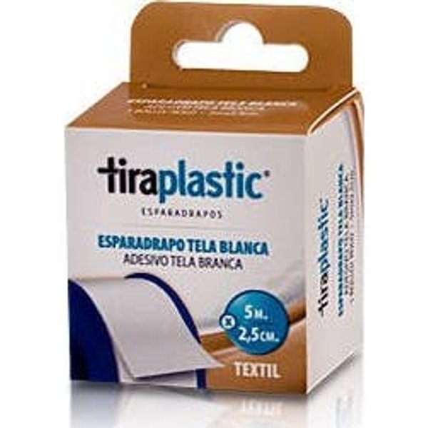 Tiraplastic Esparadrapo De Tela Color Carne 5X2,5Cm 1Ud-image
