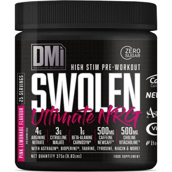 DMI Nutrition Swolen Ultimate Nrg Pink Lemonade 375 G-image