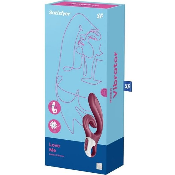 Satisfyer Love Me Vibrador Rabbit Rojo 1Ud-image