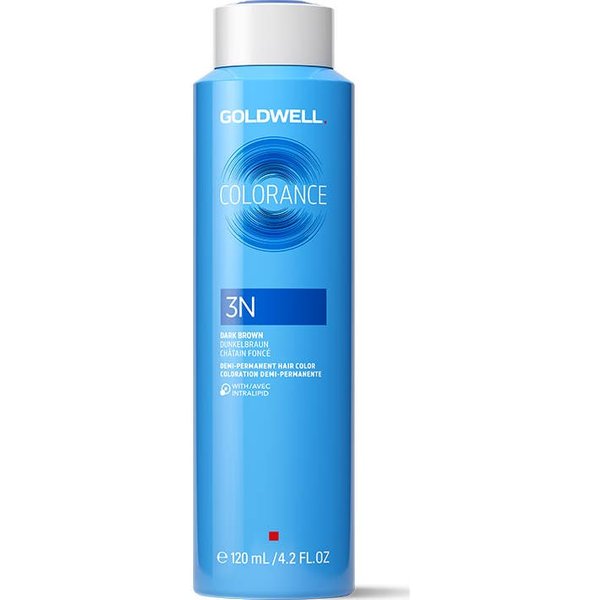 Goldwell Colorance Demi Permanent Hair Color 3 N Dark Brown 120 Ml-image