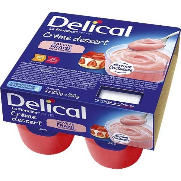 Delical La Floridine Crema Hp Fresa 4X200G-image