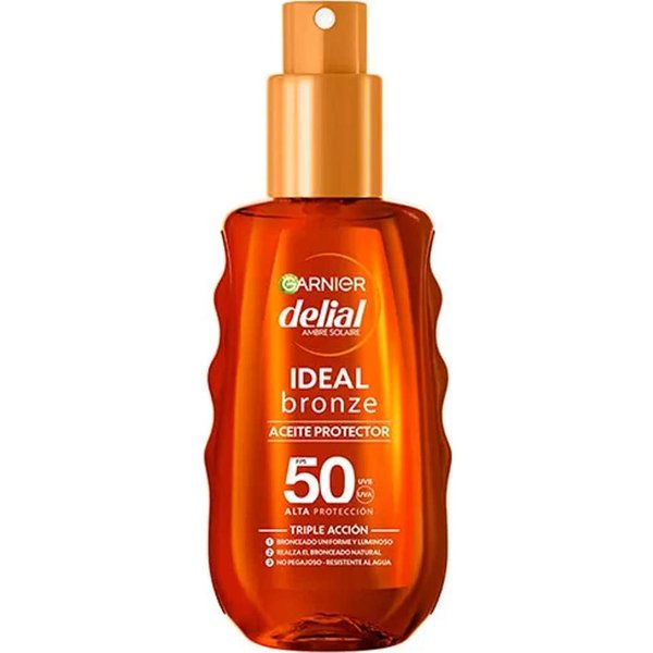 Garnier Delial Ideal Bronze Aceite Protector Spf50 150 Ml-image