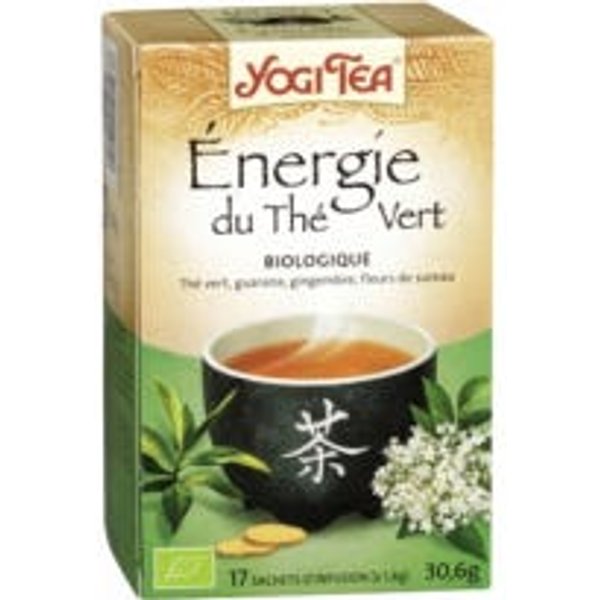 Yogi Tea Ayurvedic Infusion Energy Of Green Tea Organic 17 Bolsas De 1.8G-image