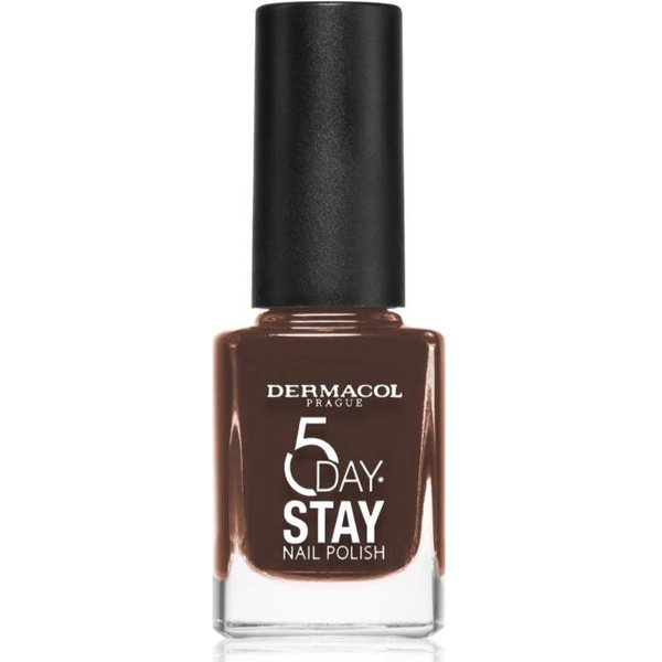Dermacol 5 Days Stay Nail Polish 57 Chocolate 11 Ml-image