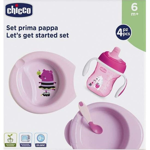 Chicco Cofre Comida +6M Rosa 4Uds-image