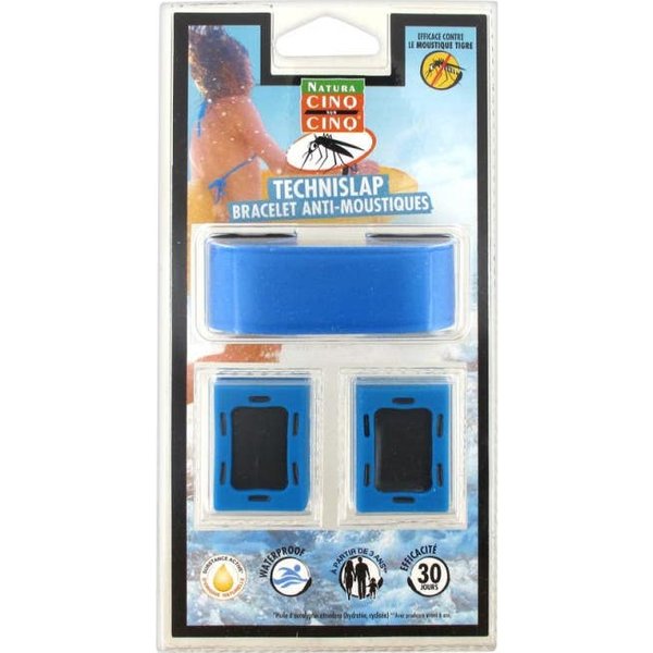 Cinq sur Cinq Pulsera Anti-Mosquitos Azul 1 Ud-image