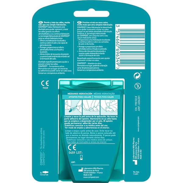 Compeed® Callos HidratacióN Hidrocoloide 6 Uds-image