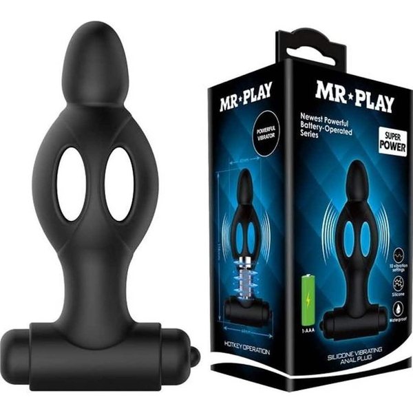 Mr. Play Plug Anal Silicona VibracióN 1 Ud-image