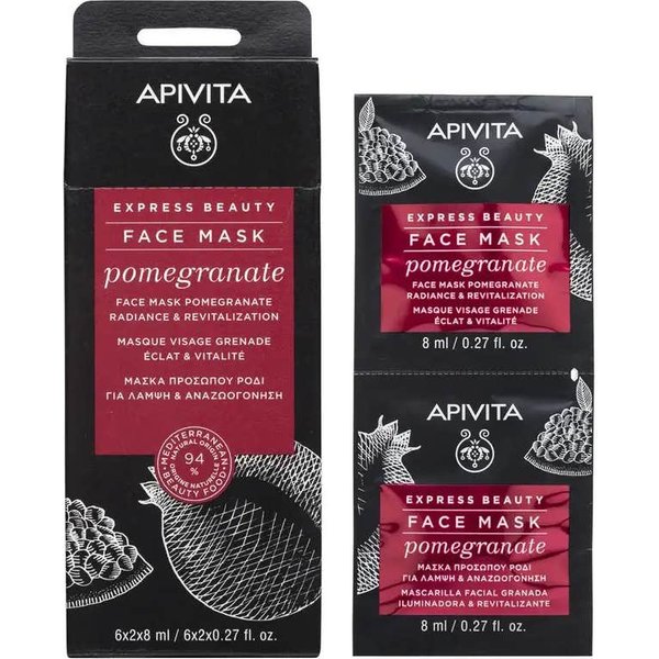 Apivita Mascarilla Express Granada 2X8Ml-image