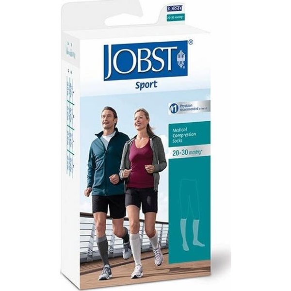 Jobst Sport Ccl1 CalcetíN Negro Gris Talla Xl 1 Par-image