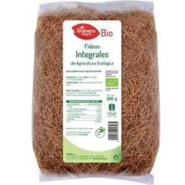 El Granero Fideos Integrales Bio 500G-image