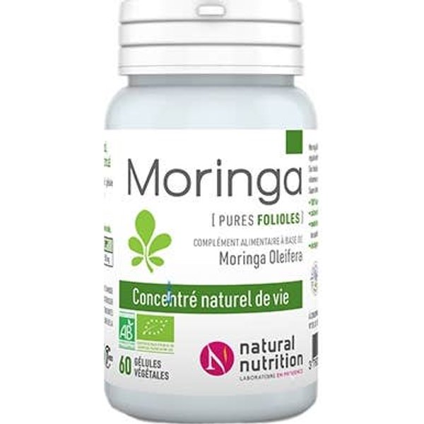 Natural Nutrition Moringa Pure Bio 60Caps-image