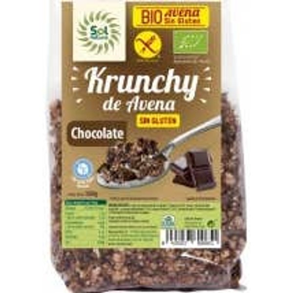 Solnatural Muesli Krunchy Avena Choco Sin Gluten 350 G-image