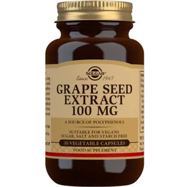 Solgar Uva Extracto De Semilla 100Mg 30Vcaps-image