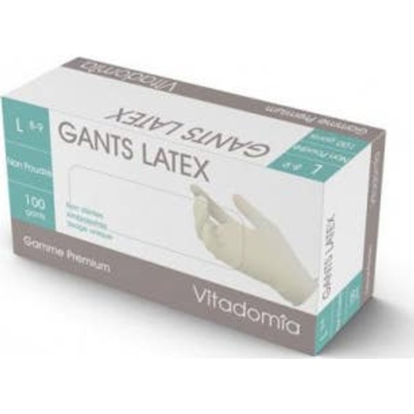 Vitadomia Guantes De LáTex Sin Polvo M 7/8 100Uds-image