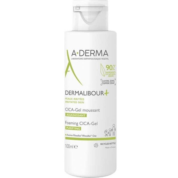A-Derma Dermalibour + Cica Gel Espumante 100Ml-image