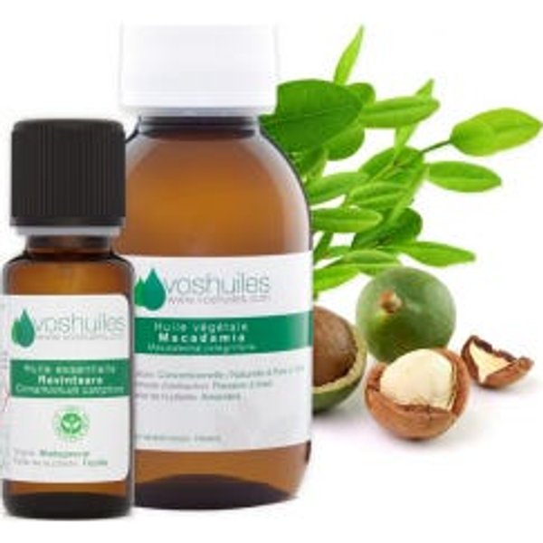 Voshuiles Aceite Esencial Ravintsara 10Ml + Vegetal Macadamia 100Ml-image