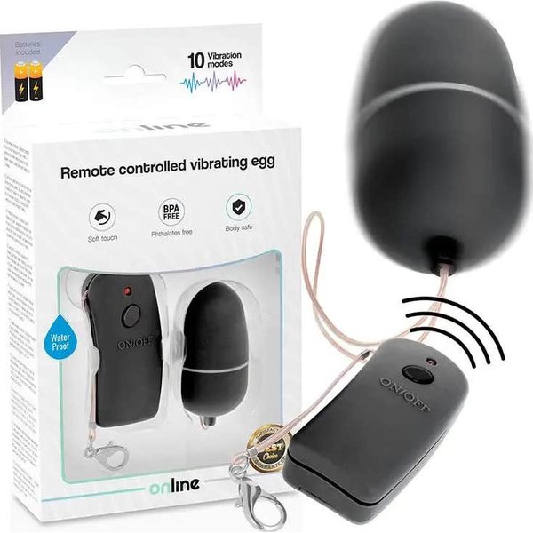 Online Vibrador Huevo Negro 1Ud-image