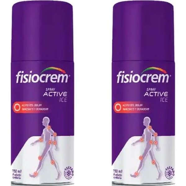 Fisiocrem Pack Spray Active Ice 2X150Ml-image