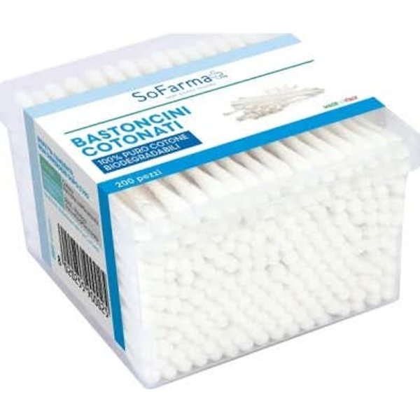 Sofarmapiù Bastoncillos De AlgodóN 200 Uds-image