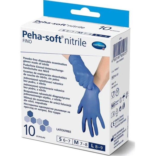 Peha-Soft Guantes Desechables De Nitrilo Talla L 10Uds-image