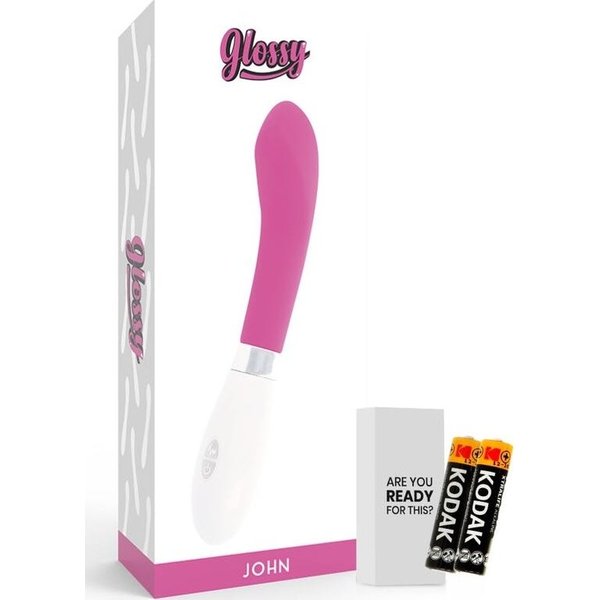 Glossy John Vibrador Rosa 1Ud-image