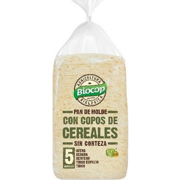 Biocop Pan Molde Copos Cereales Sin Corteza Bio 300 G-image