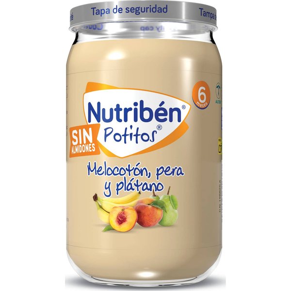 NutribéN Potitos MelocotóN, Pera Y PláTano 235G-image