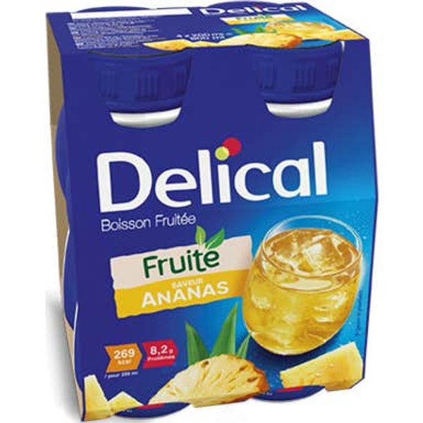 Delical Bebida Afrutada PiñA 4X200Ml-image