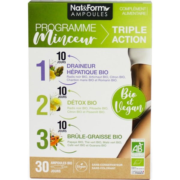 Nat&Form Programa De Adelgazamiento Bio 30 Ampollas-image