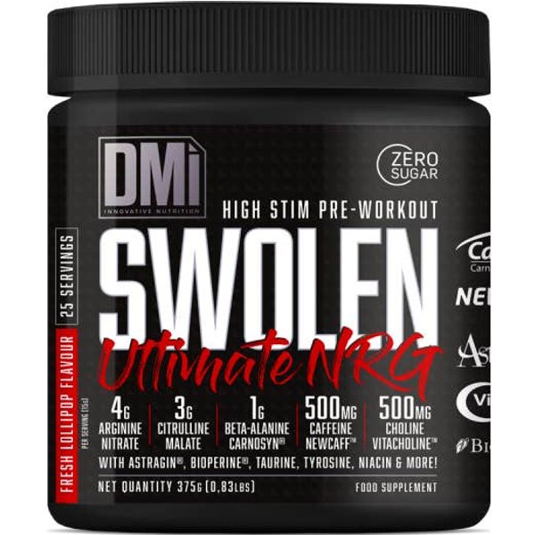 DMI Nutrition Swolen Ultimate Nrg Fresh Lollipop 375 G-image
