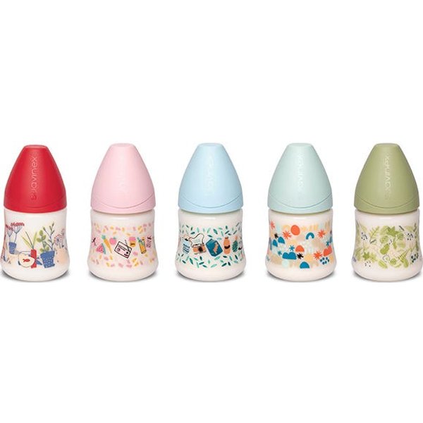 Suavinex BiberóN PrêT-à-Porter AnatóMico LáTex T1M Medio 0-6M 150 Ml 1 Ud-image