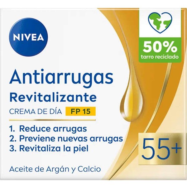 Nivea Anti-Arrugas 55 Crema Revitalizante DíA Spf15 50 Ml-image