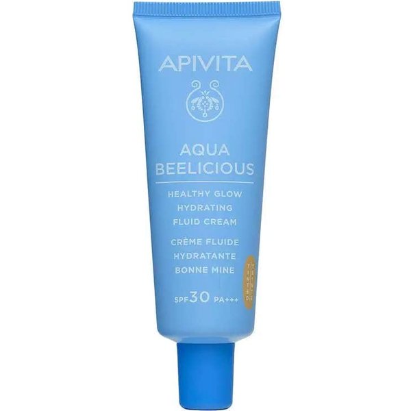 Apivita Aqua Beelicious Crema Fluida Iluminadora Hidratante Spf30 Color 40 Ml-image
