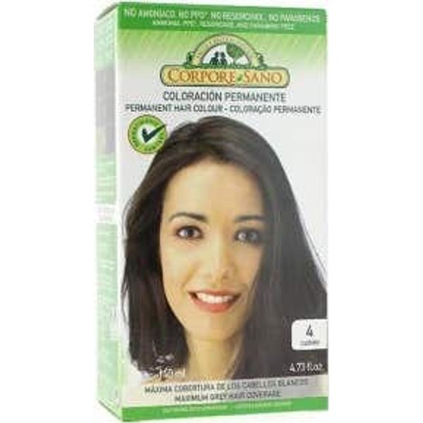 Corpore Sano Tinte Permanente Nº 4 CastañO140Ml-image