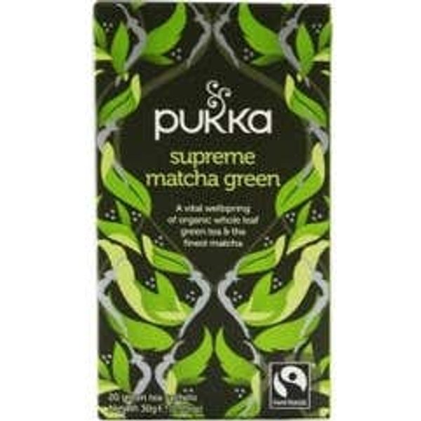 Pukka Infusion Té Verde Matcha Supreme Bio 20 Bolsitas-image
