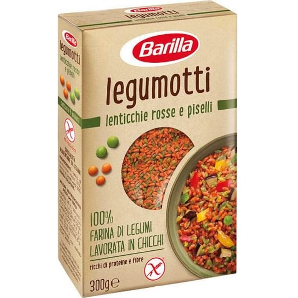 Barilla Legumotti Lentejas Rojas Y Guisantes Bio 300G-image