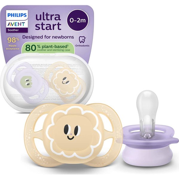Philips Avent Ultra Start Deco Girl Monstruo Flor 0-2M 2Uds-image