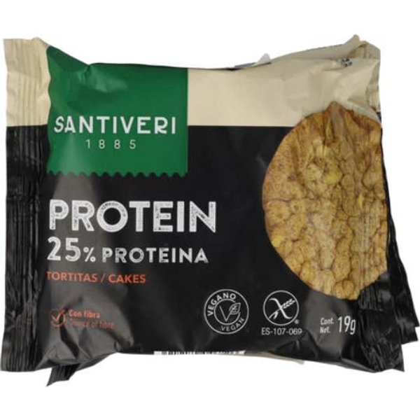 Santiveri Protein 25% Tortitas 3X19G-image