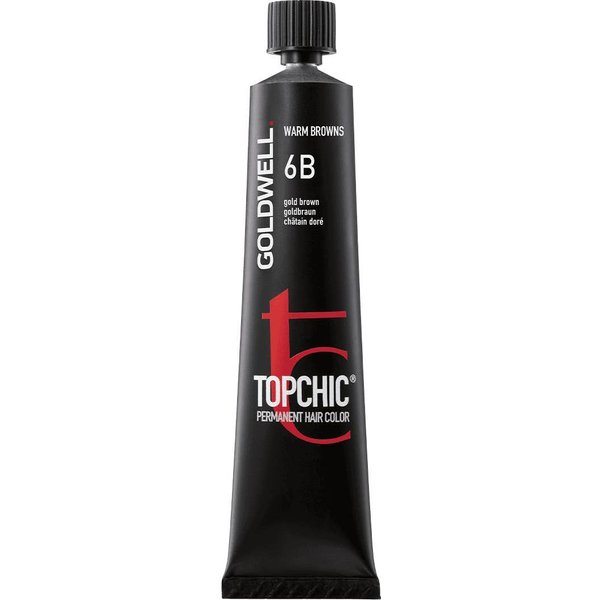 Goldwell Topchic Permanent Hair Color 6 B Gold Brown 60 Ml-image