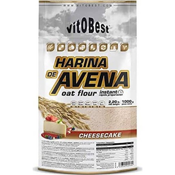 Vitobest Harina Avena Sabor Tarta De Queso 1Kg-image
