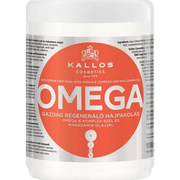 Kallos Kjmn Omega Hair Mask 1000 Ml-image