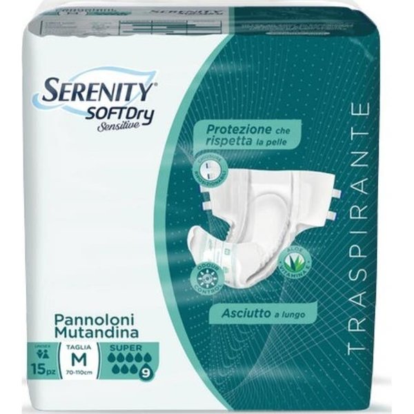Serenity Soft Dry PañAles Sensitive Super TM 15Uds-image