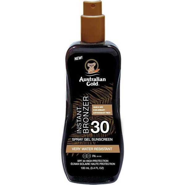 Australian Gold Instant Bronzer Spray Gel Spf30 100 Ml-image